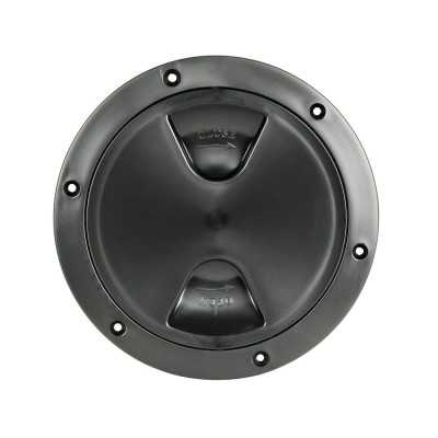 Black Screw-on inspection hatch Ø203mm OS2020720