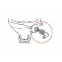 Bowl water inlet kit for manual/electric toilet bowl OS5020716