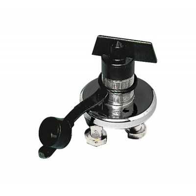 Staccabatteria in policarbonato nero 280A Collo Ø34mm Flangia Ø66mm OS1438602-0%