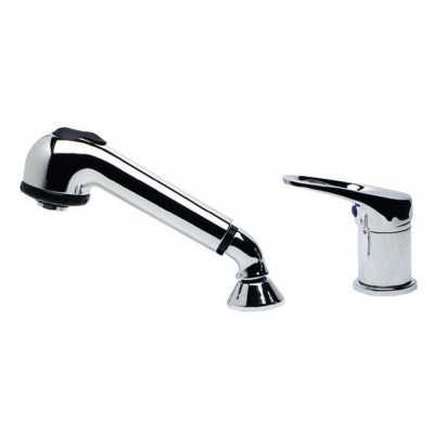 Miscelatore monocomando Olivia 40x110mm + Doccia estraibile h160mm OS1701600-18%