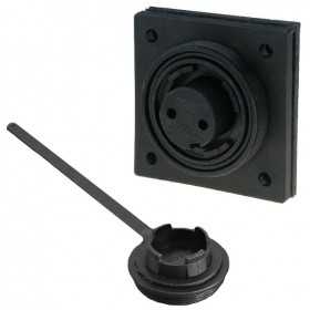 Bulgin Connector with low profile flange socket 2 Pins N50523027360