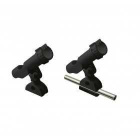 Supporto portacanne orientabile in nylon nero 250mm Ø45mm MT0800083-10%