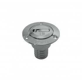 Chromed brass Fuel deck filler Ø38mm FS189A38C