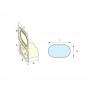 Case with shower head & mixer tap and lid with gasket 145,5xh75mm LZ196409