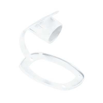 Cap for flush-mount rod holder soft PVC White 110x90mm OS4116803BI