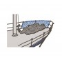 Pulpit knoted polyester net H60cm Square Knotted Sold by meter N13000719551