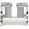Triple-roller chain fairlead chromed braStainless Steel OS0134500