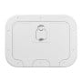 Cassonetto bianco con portello e gavone in polietilene 280x180mm OS2031000-0%