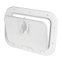 Cassonetto bianco con portello e gavone in polietilene 280x180mm OS2031000-0%