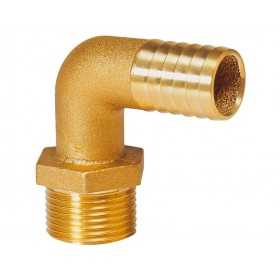 Portagomma in ottone a 90° Maschio Filetto 1/4 Ø10mm N81837601701-0%