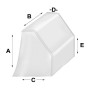 Driving Console Cover M5 130/105Hx100Lx90/15P N90214044028