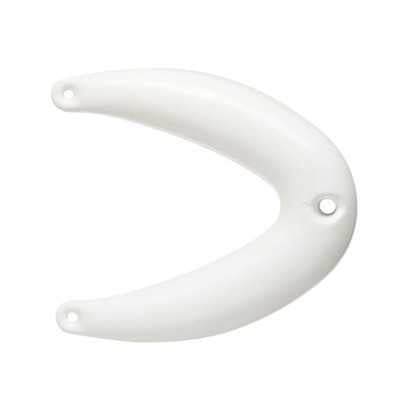 Paraprua in PVC bianco 55x51cm con tre fori N12002804176BI-10%