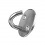 Rampino Inox 6mm con basetta tonda 40mm OS3932402-0%