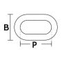 Hot-galvanized calibrated chain 70 10mm x 100 m OS0137010-100