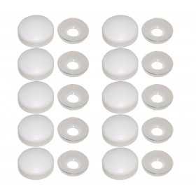 Kit 10 pezzi Sottovite con copritesta in nylon bianco 3,5-4,2mm N44590097010-0%