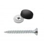 Kit 10 pezzi Sottovite con copritesta in nylon Nero per viti 4,8-6mm N44590097011N-0%