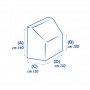 Telo Copriconsolle Impermeabile XXL 140/100x110x110cm N90214044057-10%