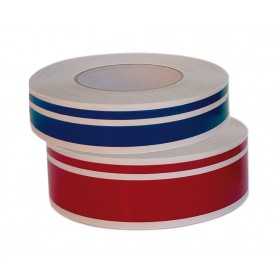 Blue Self adhesive Waterline 2-stripe 34mm Roll 10m OS6510901BL
