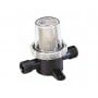Sanitary water filter with stainless steel filter h90mm Outlets Ø12.5mm MT4132010