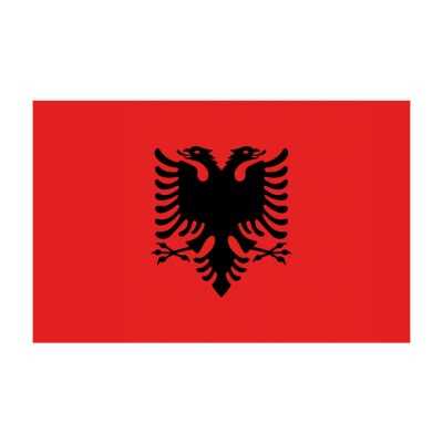 Flag Albania 30x45cm OS3547402