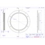 Tappo ispezione in polipropilene bianco Ral 9003 Ø152/205mm N30211202029-5%