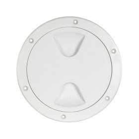 White Inspection hatch screw lock Ø152/205mm EC approved OS2020500