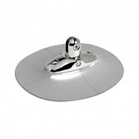 EPDM support with 188x135mm stainless steel base for Ø22/25mm pipes OS4667030