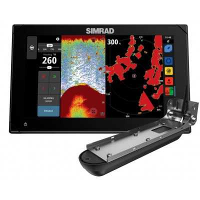 Simrad Chartplotter NSX 3009 Active Imaging XDCR ROW 000-15369-001 62600124-0%