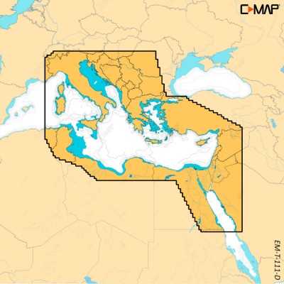 Simrad C-MAP Discover X M-EM-T-111-D-MS East Mediterranean Chart for NSX 64220700