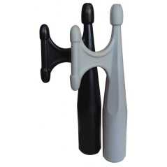 Gancio d'accosto in nylon Nero Ø30mm N30610600320N-40%