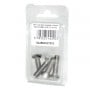 DIN 964 UNI 6110 A2 Stainless Steel Screws flare ball-head 8x30mm 4Pcs N44590007979