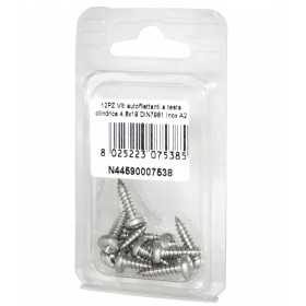 Viti autofilettanti a testa cilindrica DIN7981 Inox A2 4,8x19mm 12pz N44590007538