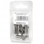 Viti a testa esagonale piana Inox A2 DIN933 UNI5739 8x25mm 6pz N44590007820