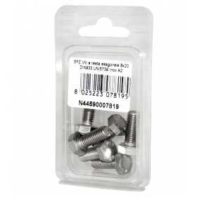 DIN993 St. Steel A2 Flat Hex Head Screws 8x20mm 6pcs N44590007819