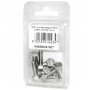 Viti a testa esagonale piana Inox A2 DIN933 UNI5739 6x20mm 10pz N44590007807