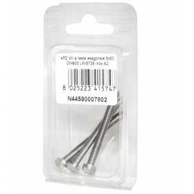 DIN993 Stainless Steel A2 Flat Hex Head Screws 5x50mm 4pcs N44590007802