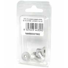 Viti a Brugola DIN7991 UNI5933 Inox A2 a testa svasata piana 8x16mm 4pz N44590007882