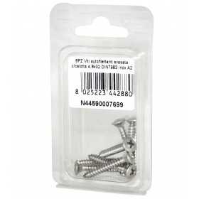 Viti autofilettanti testa svasata calotta a croce DIN7983 4,8x32mm 8pz N44590007699