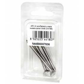 A2 DIN7982 Stainless steel flat self-tapping countersunk screws 5.5x60mm 4pcs N44590007636