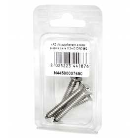A2 DIN7982 Stainless steel flat self-tapping countersunk screws 6.3x45mm 4pcs N44590007650