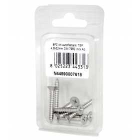 Viti autofilettanti a testa svasata piana DIN7982 Inox A2 4,8x32mm 8pz N44590007618