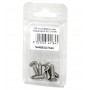 Viti autofilettanti a testa svasata piana DIN7982 Inox A2 6,3x22mm 6pz N44590007646