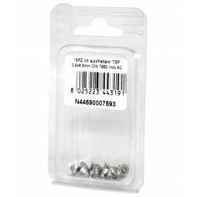 Viti autofilettanti a testa svasata piana DIN7982 Inox A2 3,9x6,5mm 15pz N44590007593