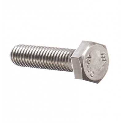 DIN 933 UNI 5739 A2 stainless steel flat hexagonal head screw 12x20mm N60144507841
