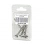 Viti Truciolari a testa svasata piana Inox A2 DIN7505 6x70mm 4pz N44590007755