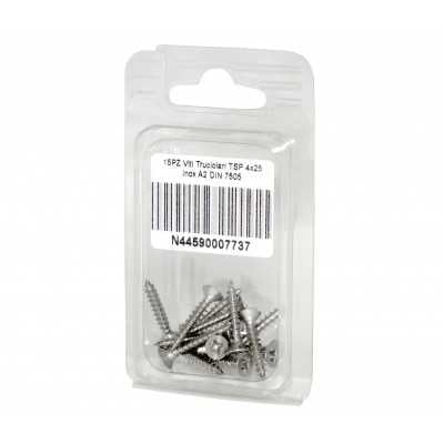 DIN 7505 A2 Stainless Steel Chipboard screws 4x25mm 15pcs N44590007737