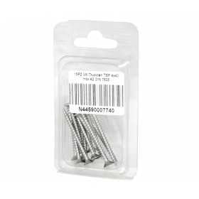 Viti Truciolari a testa svasata piana Inox A2 DIN7505 4x40mm 15pz N44590007740