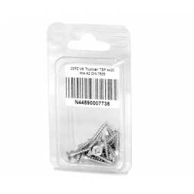 Viti Truciolari a testa svasata piana Inox A2 DIN7505 4x20mm 20pz N44590007736