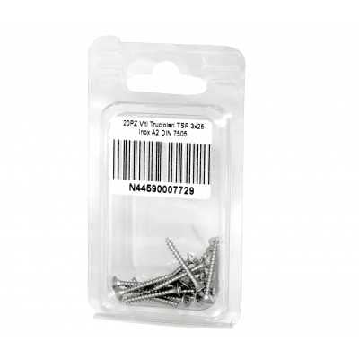 DIN 7505 A2 Stainless Steel Chipboard screws 3x25mm 20pcs N44590007729