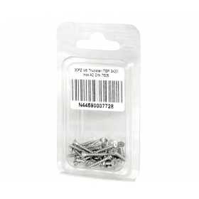 Viti Truciolari a testa svasata piana Inox A2 DIN7505 3x20mm 30pz N44590007728